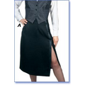 Women's Tuxedo Skirt w/ Side Slit